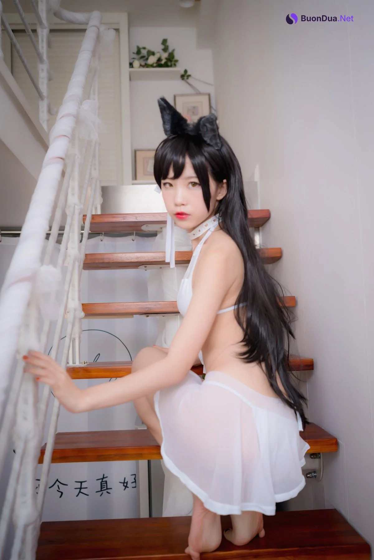 Coser@水淼Aqua Vol.016 爱宕犬 水着 - 照片 14