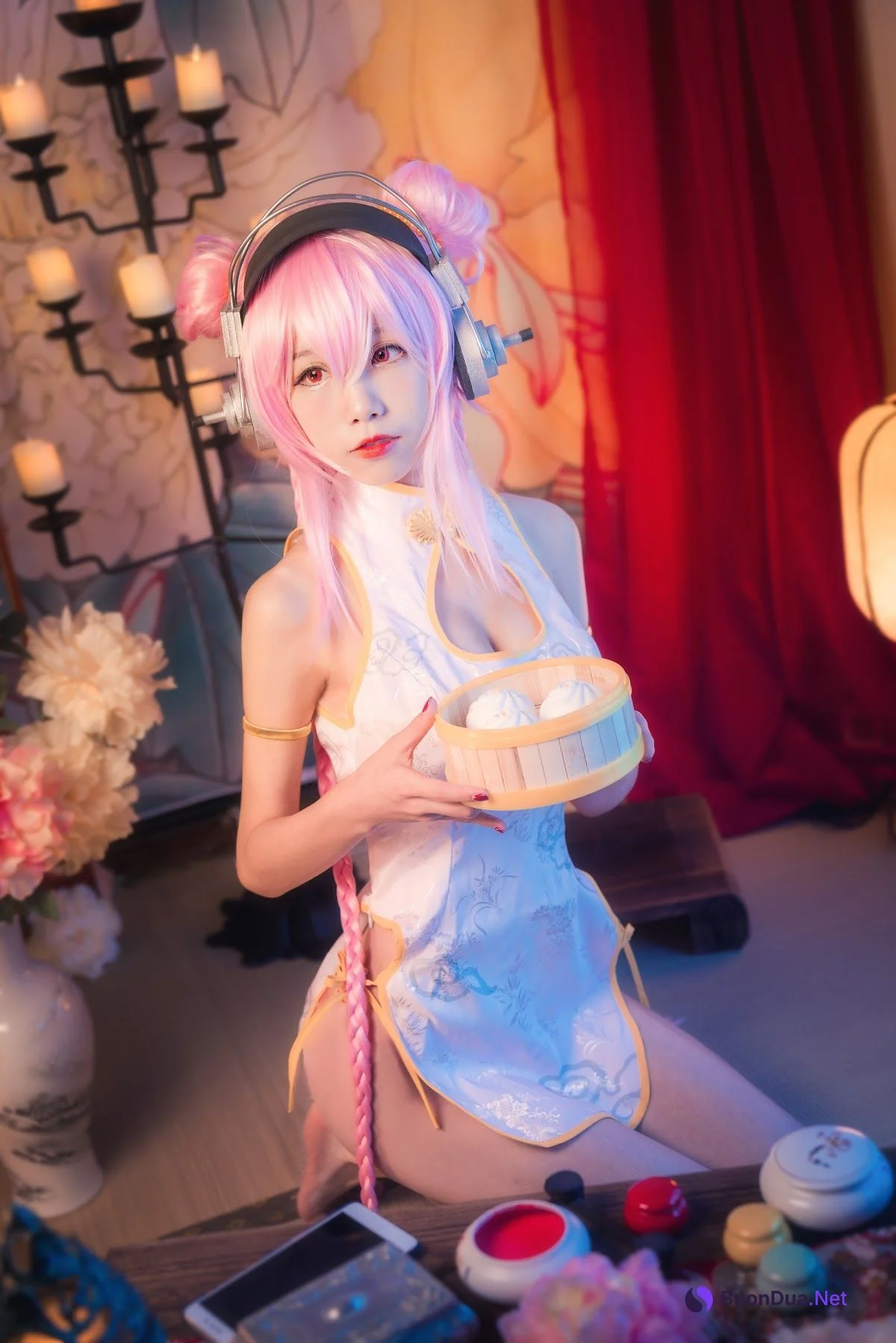 Coser@水淼Aqua Vol.023 索尼子 旗袍 内景 - Photo 4
