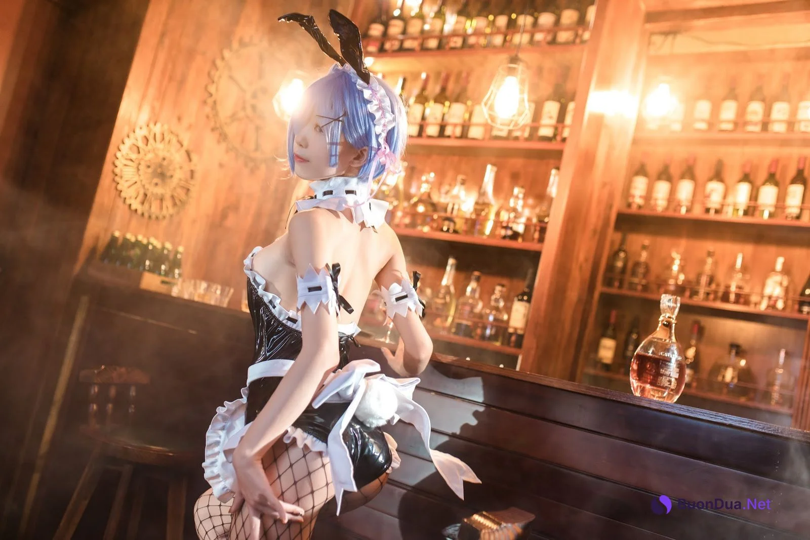 Coser@水淼Aqua Vol.025 蕾姆 兔女郎 - Photo 13