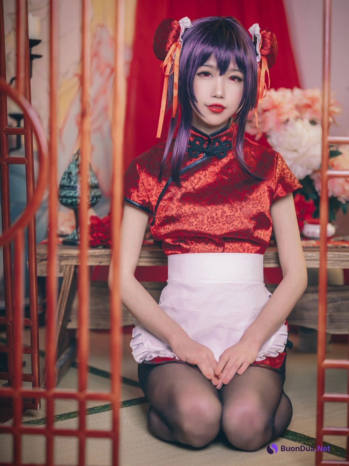 Coser@水淼Aqua Vol.029 霞之丘诗羽 旗袍 - Photo 10