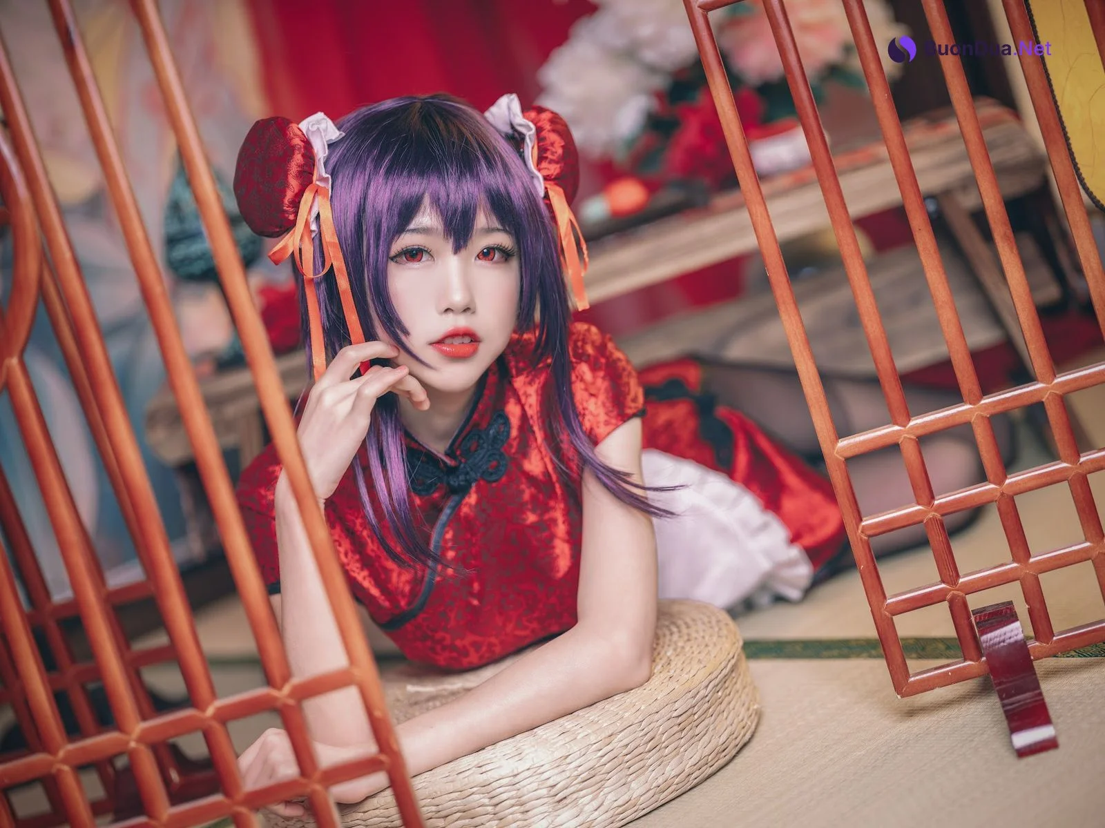 Coser@水淼Aqua Vol.029 霞之丘诗羽 旗袍 - Photo 13