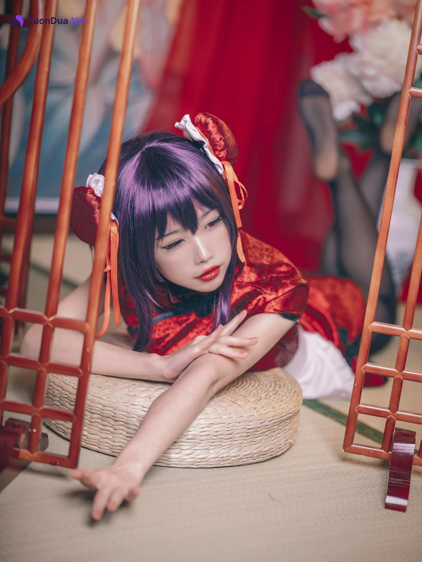 Coser@水淼Aqua Vol.029 霞之丘诗羽 旗袍 - Photo 14