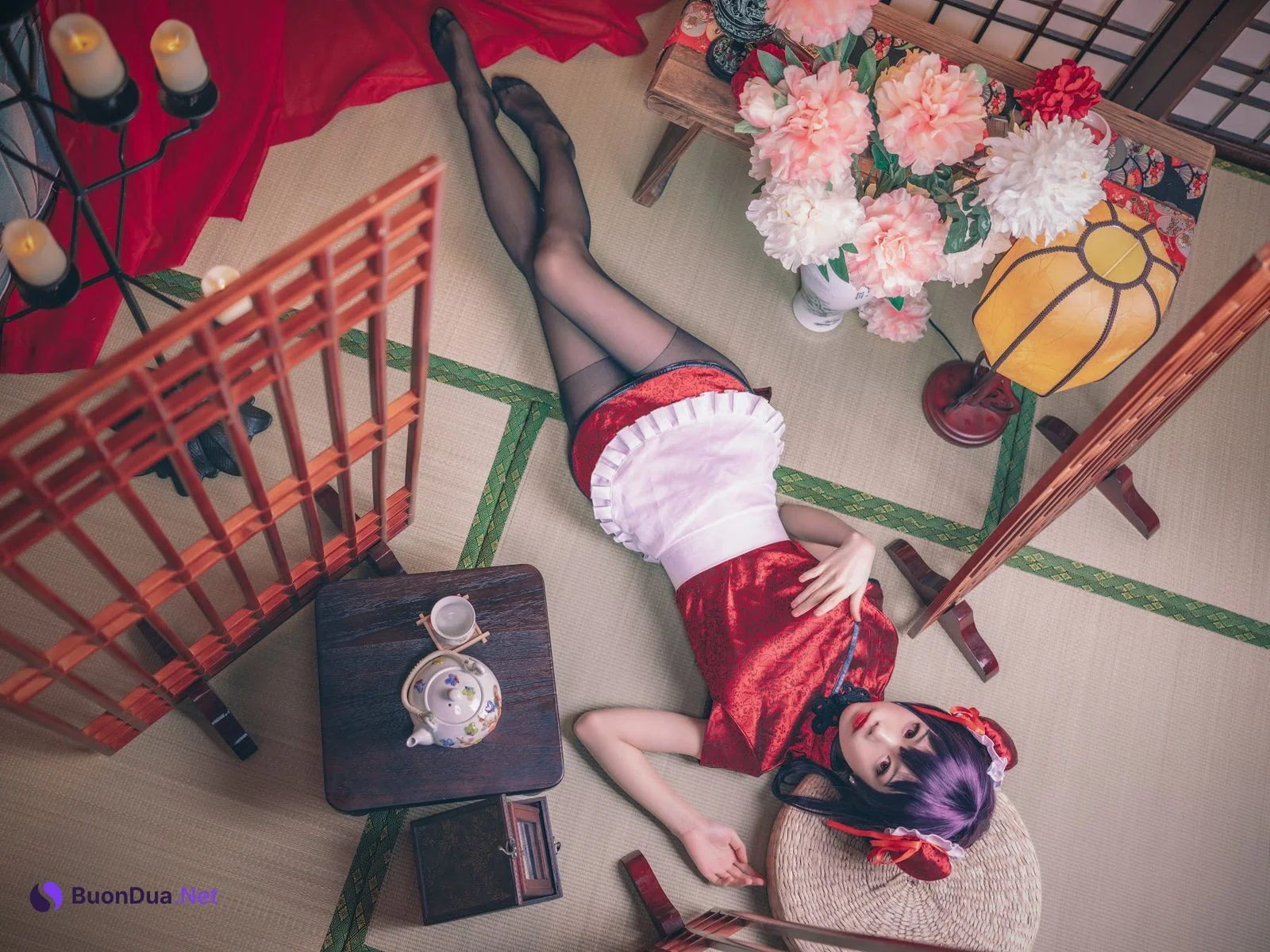 Coser@水淼Aqua Vol.029 霞之丘诗羽 旗袍 - Photo 15