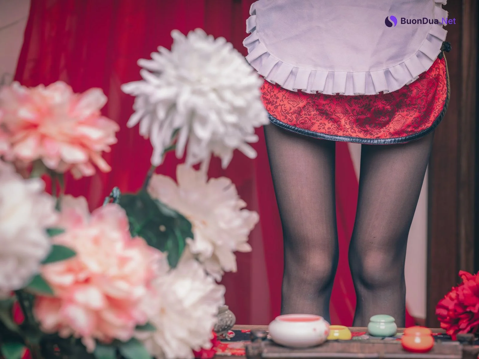 Coser@水淼Aqua Vol.029 霞之丘诗羽 旗袍 - Photo 18