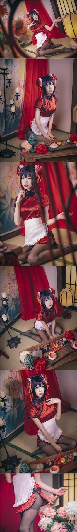 Coser@水淼Aqua Vol.029 霞之丘诗羽 旗袍 - Photo 20