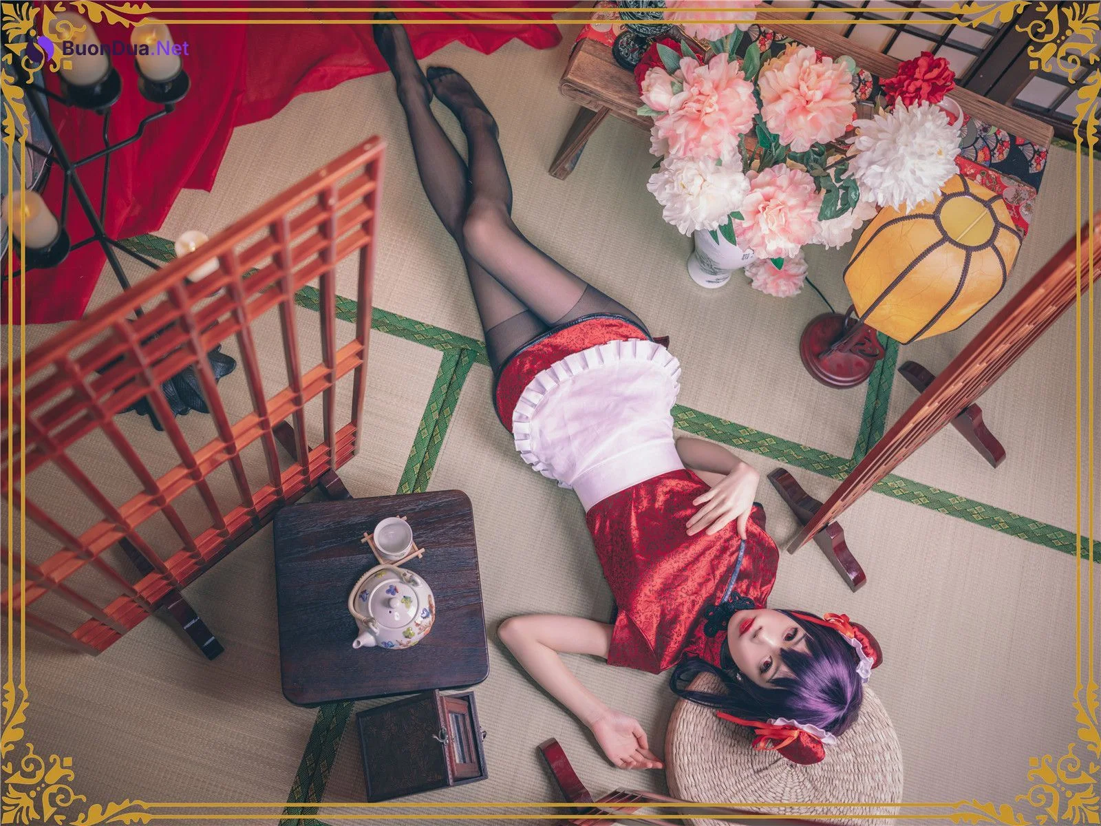 Coser@水淼Aqua Vol.029 霞之丘诗羽 旗袍 - Photo 3