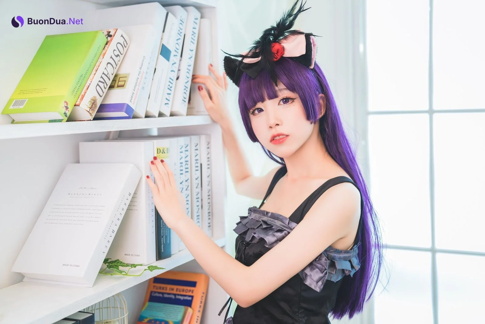 Coser@水淼Aqua Vol.032 黑猫 冷门小礼服 - Photo 8