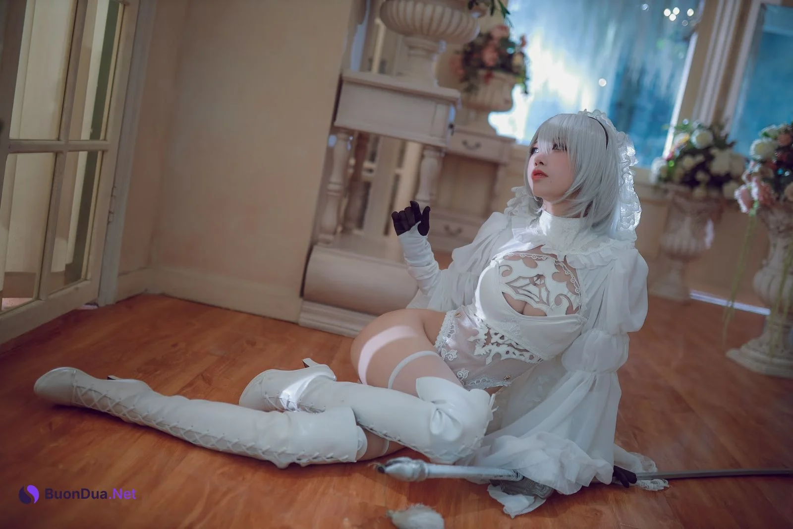 Coser@水淼Aqua Vol.039 黑白2B - Photo 13