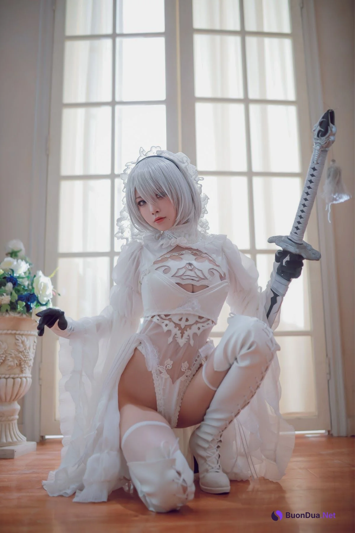 Coser@水淼Aqua Vol.039 黑白2B - Photo 15