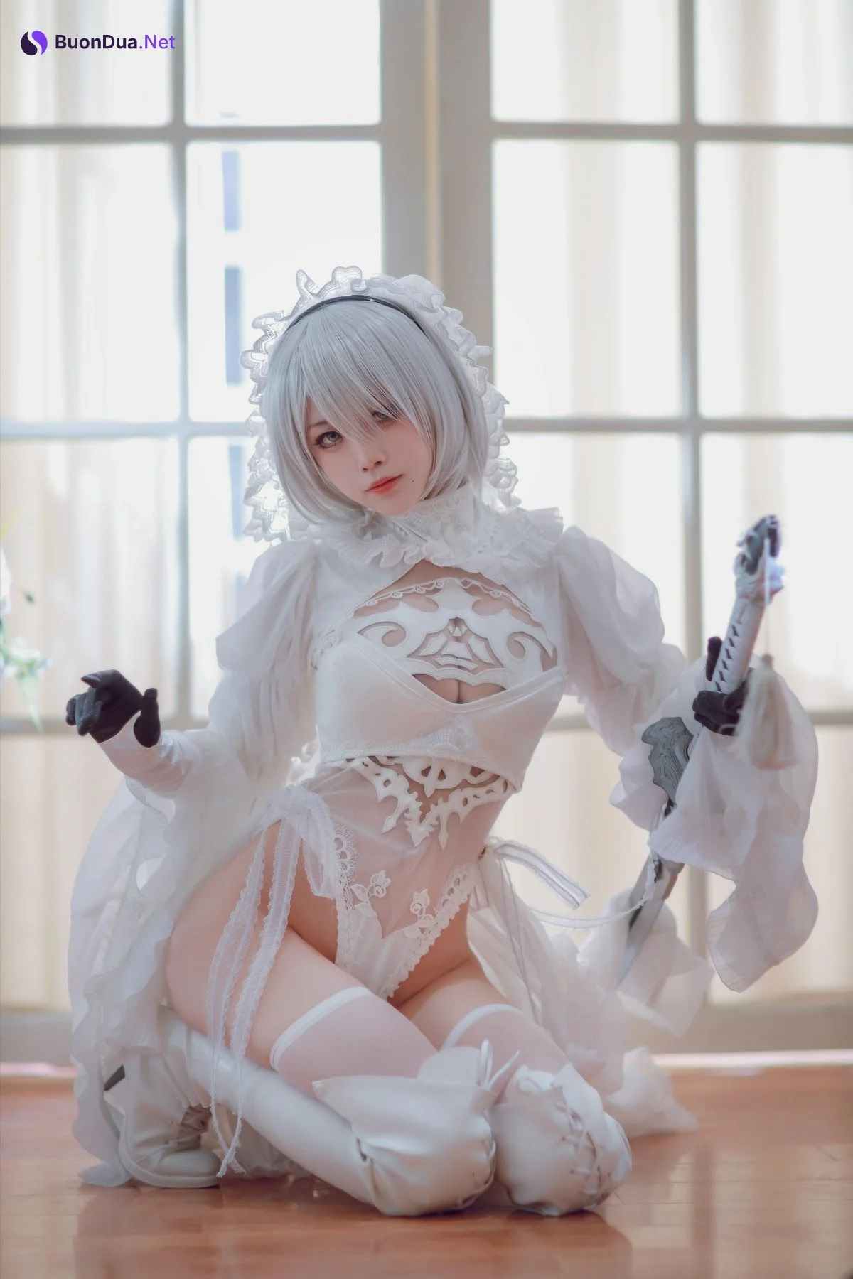 Coser@水淼Aqua Vol.039 黑白2B - Photo 16