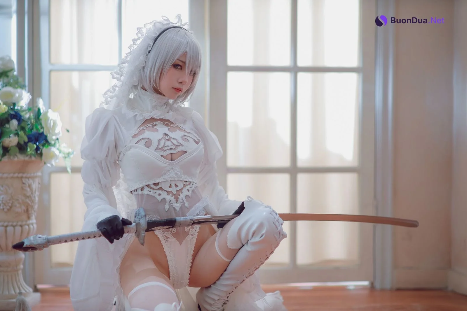 Coser@水淼Aqua Vol.039 黑白2B - Photo 17