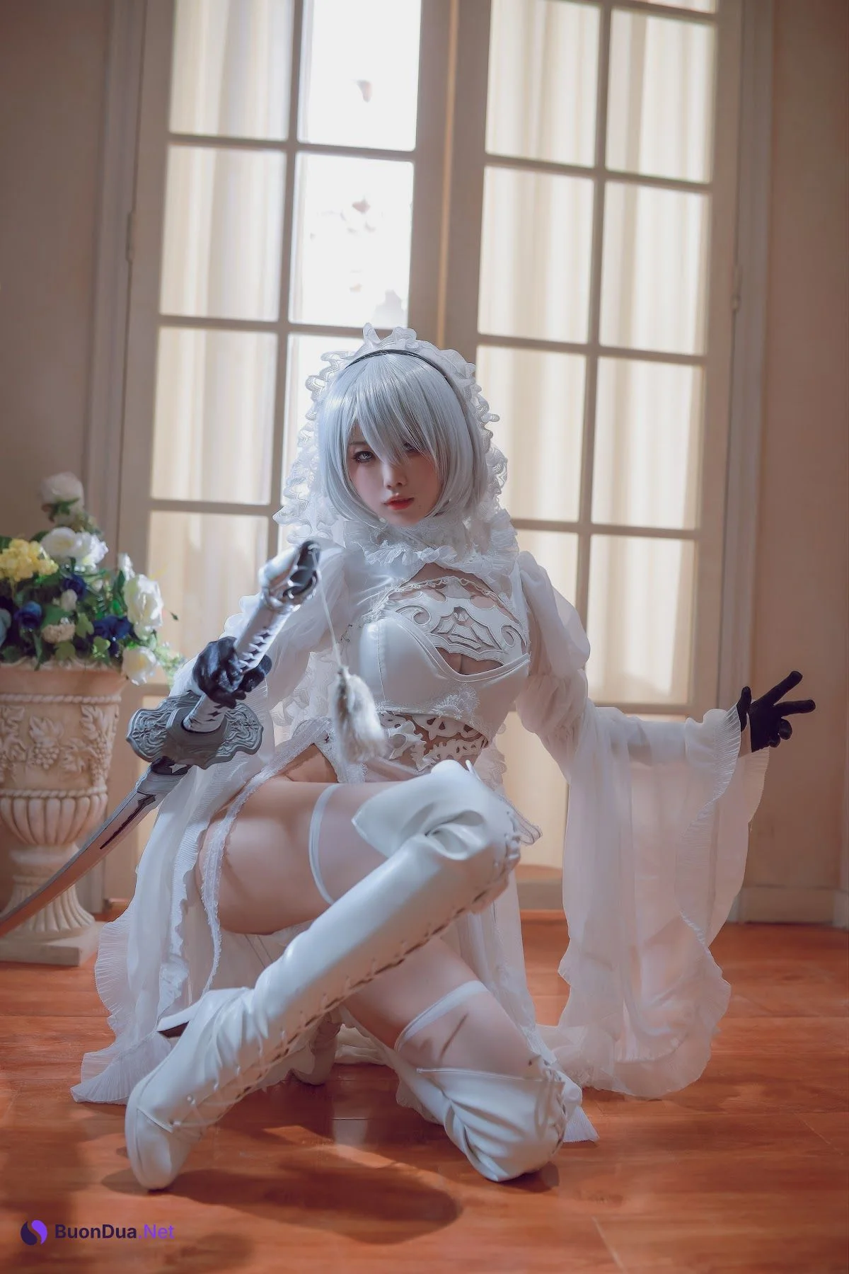 Coser@水淼Aqua Vol.039 黑白2B - Photo 18