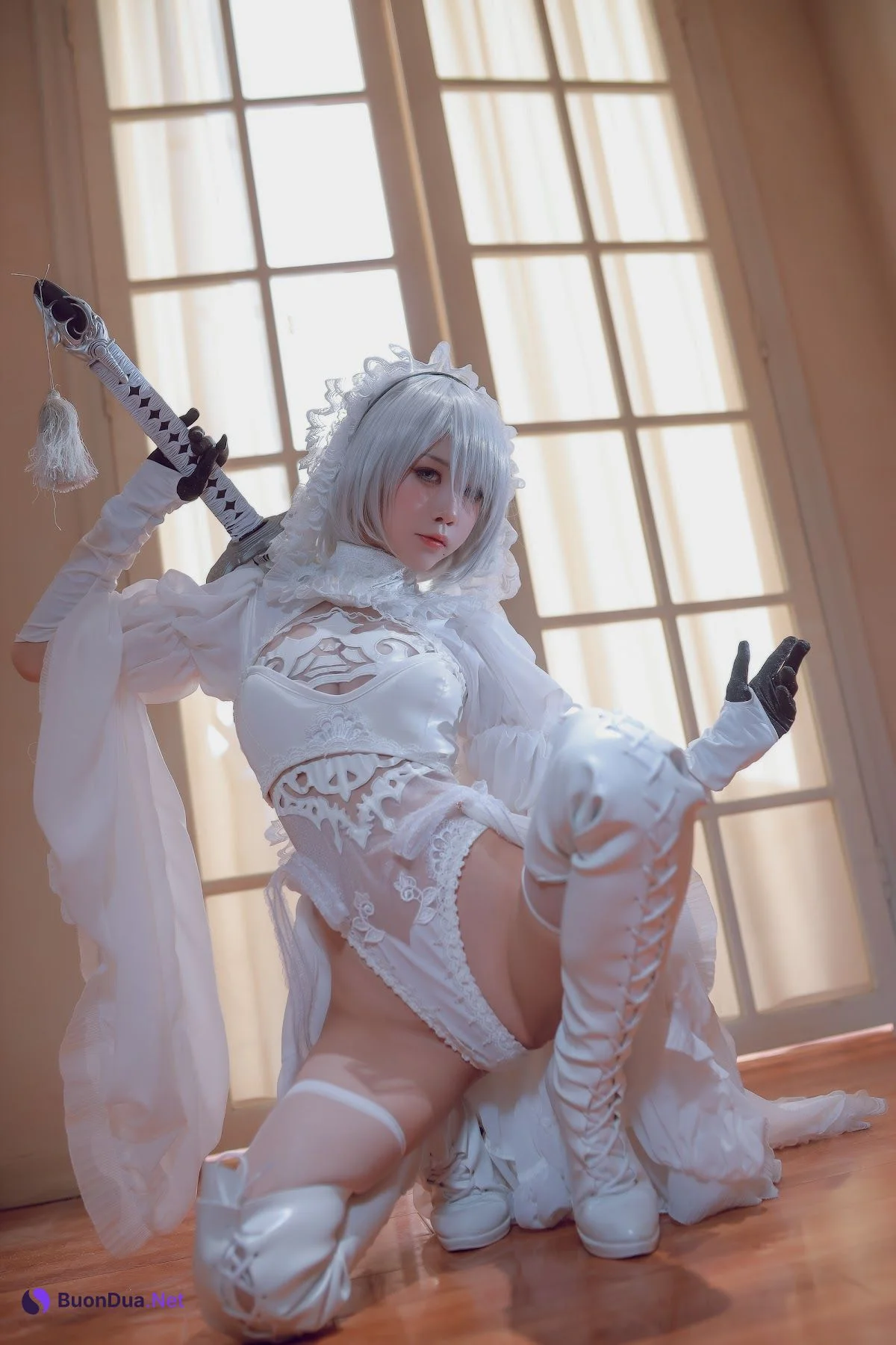 Coser@水淼Aqua Vol.039 黑白2B - Photo 19