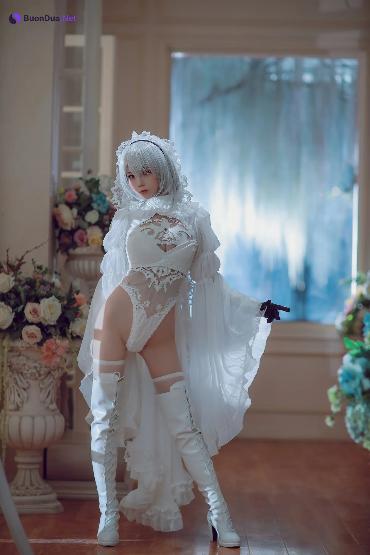 Coser@水淼Aqua Vol.039 黑白2B - Photo 3
