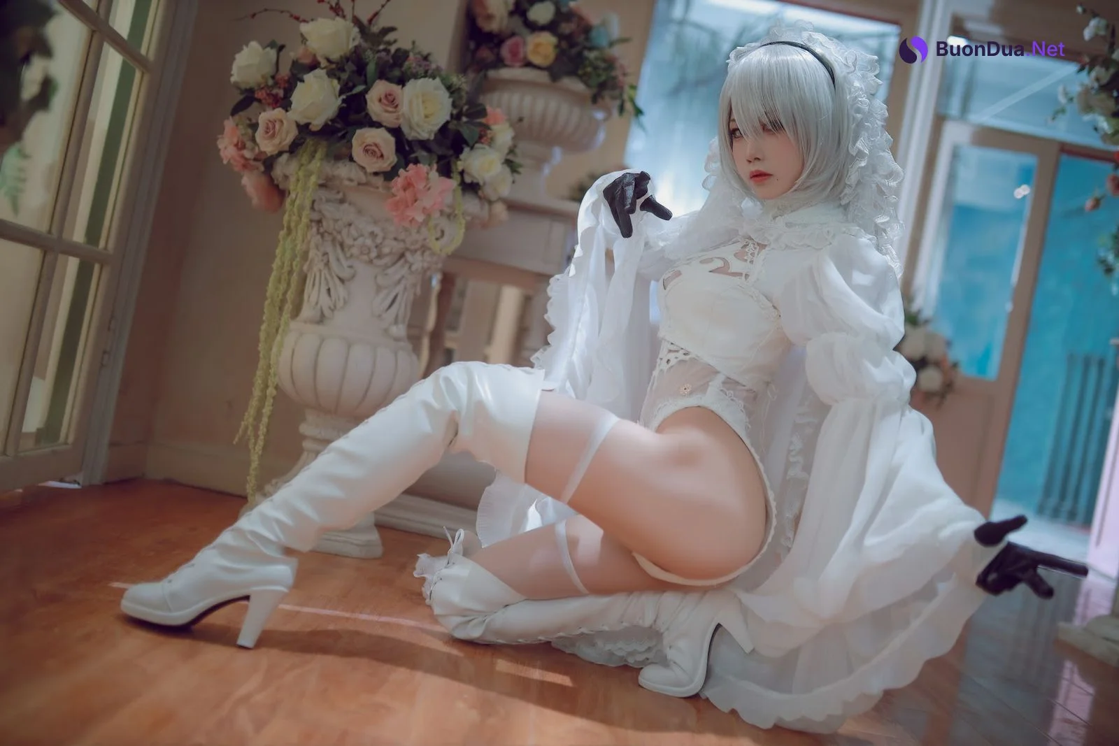 Coser@水淼Aqua Vol.039 黑白2B - Photo 5