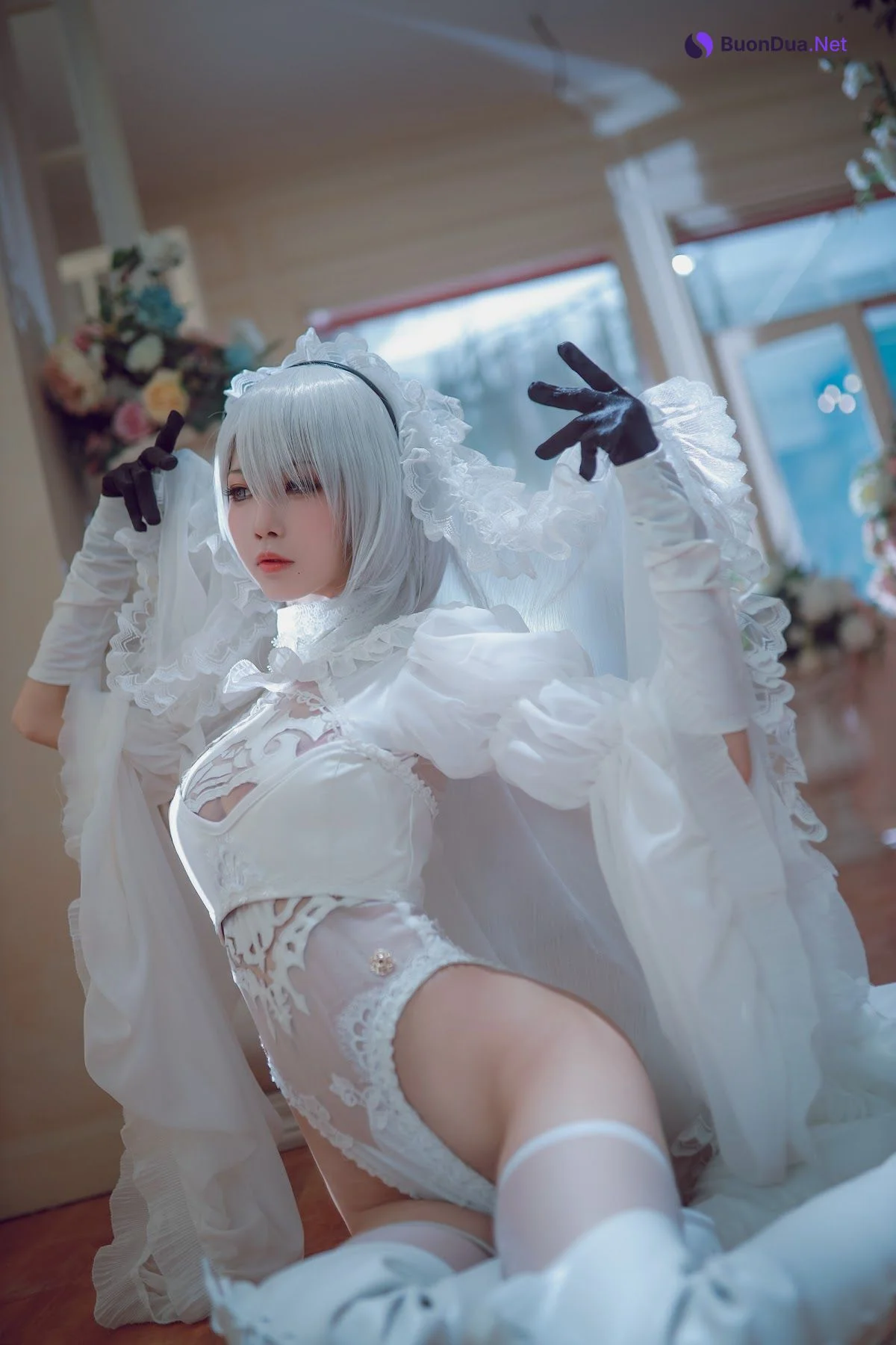 Coser@水淼Aqua Vol.039 黑白2B - Photo 6