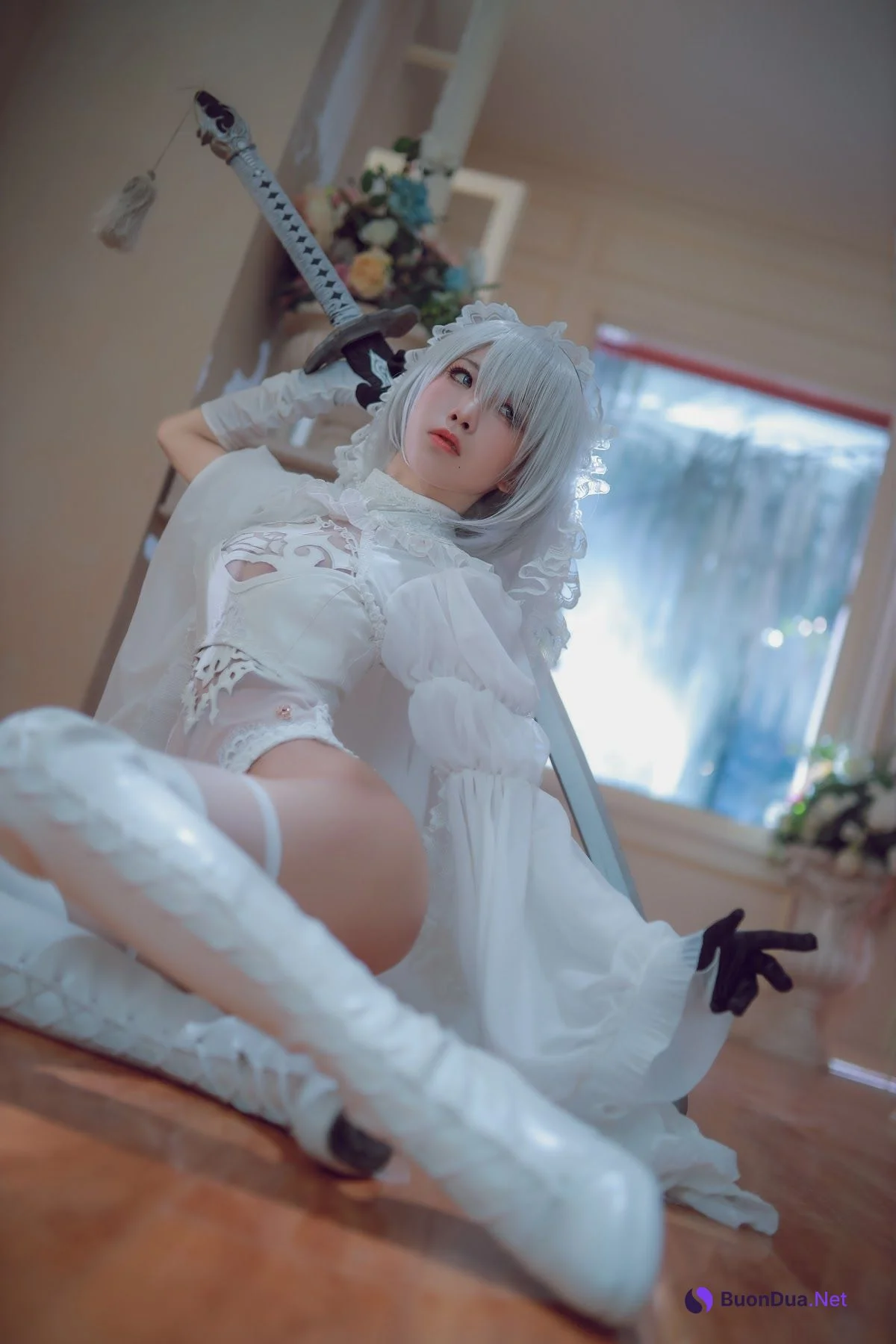 Coser@水淼Aqua Vol.039 黑白2B - Photo 8