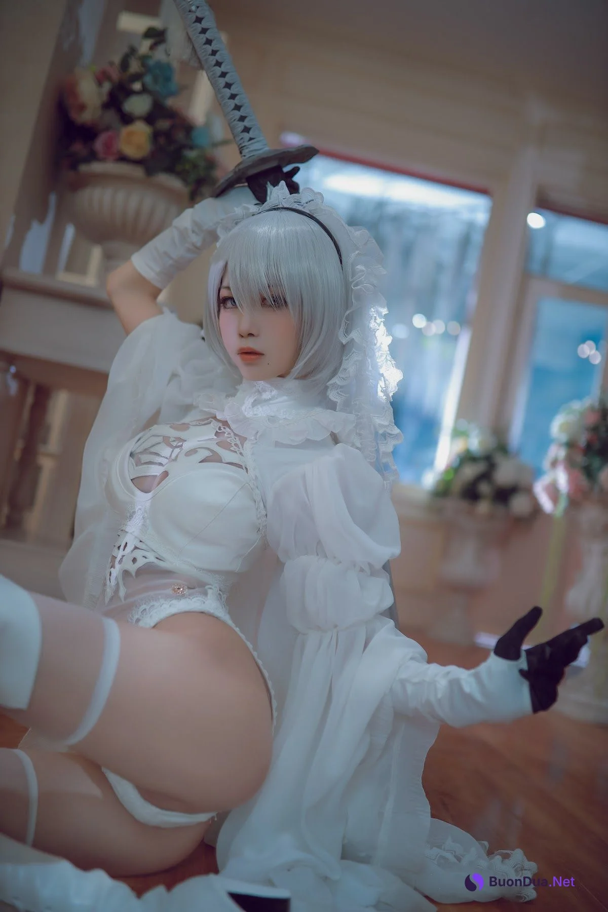 Coser@水淼Aqua Vol.039 黑白2B - Photo 9