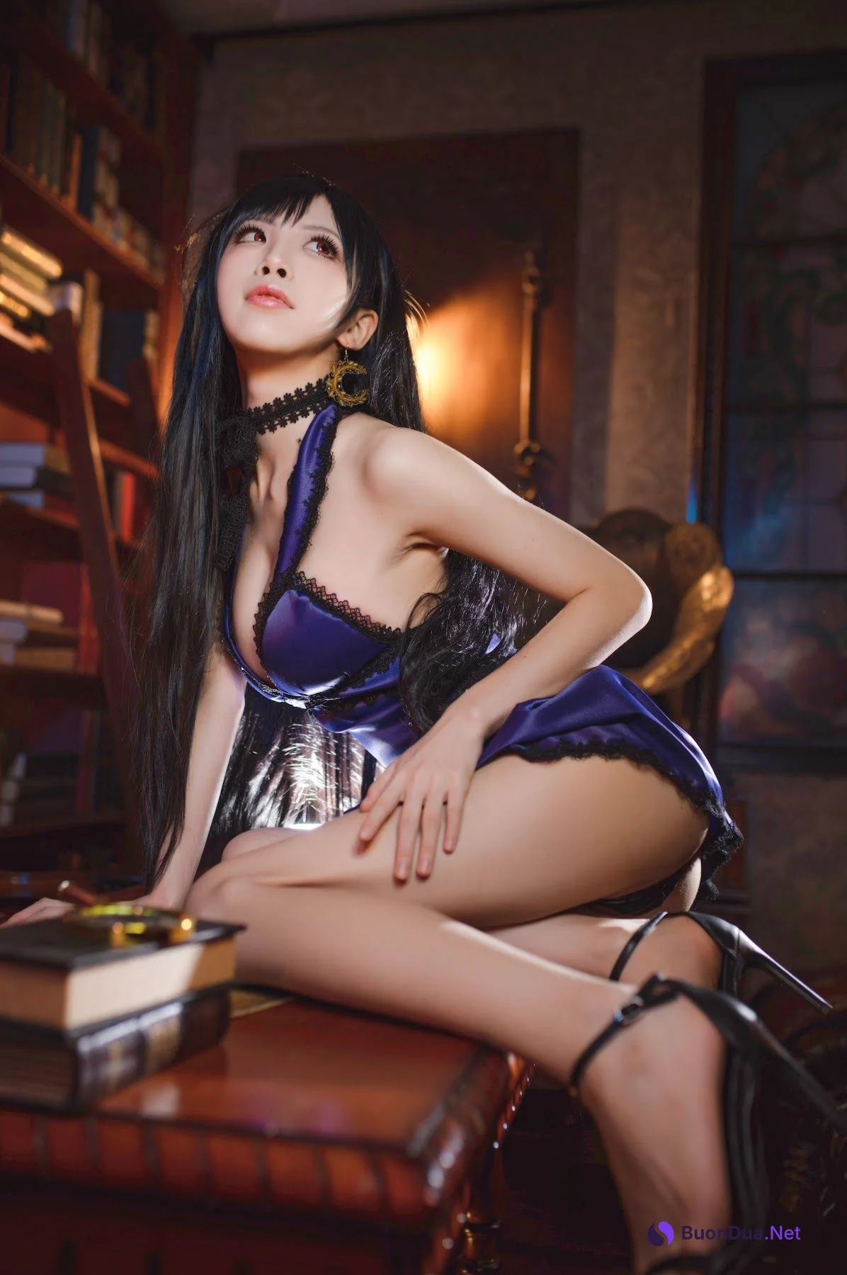 Coser@水淼Aqua Vol.041 蒂法旗袍和礼服 - รูปภาพ 17