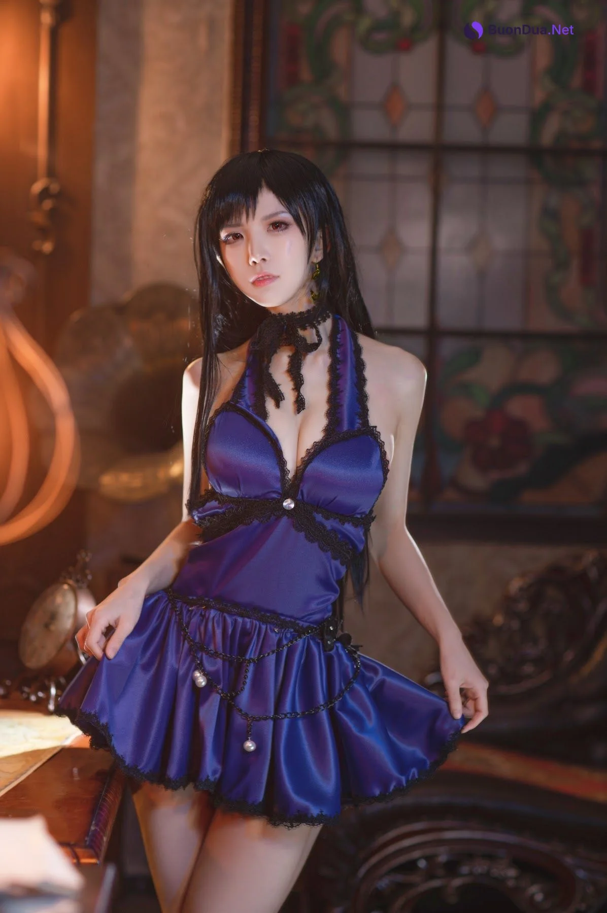 Coser@水淼Aqua Vol.041 蒂法旗袍和礼服 - รูปภาพ 19