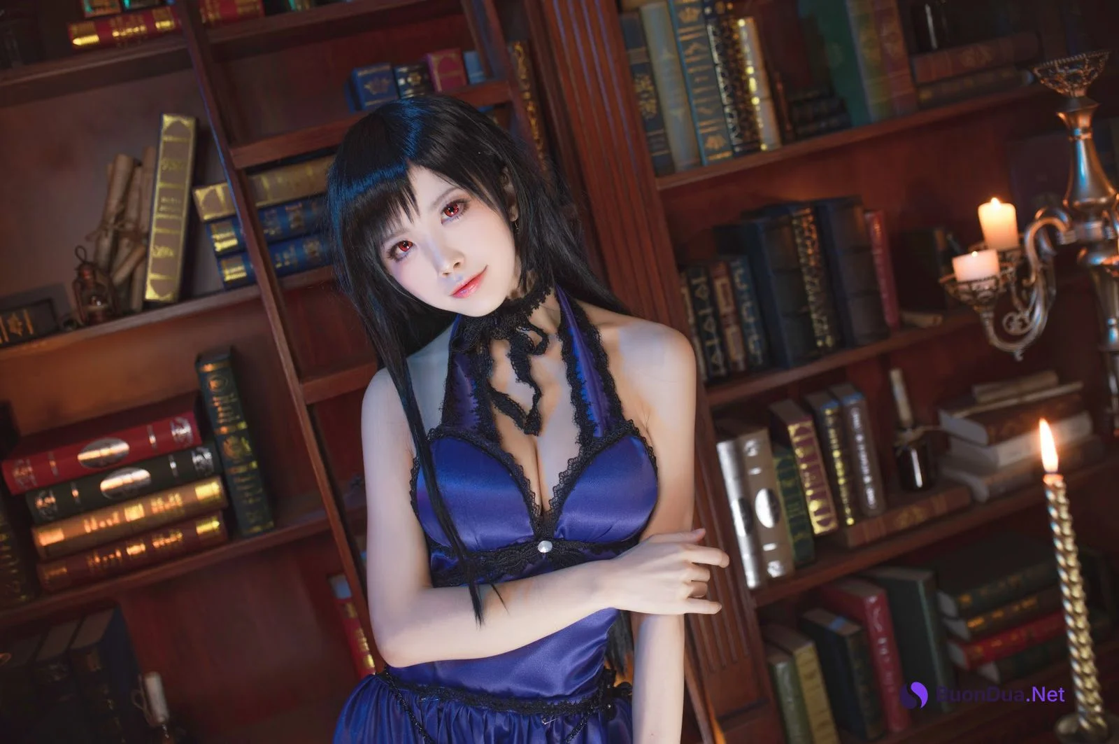 Coser@水淼Aqua Vol.041 蒂法旗袍和礼服 - รูปภาพ 3