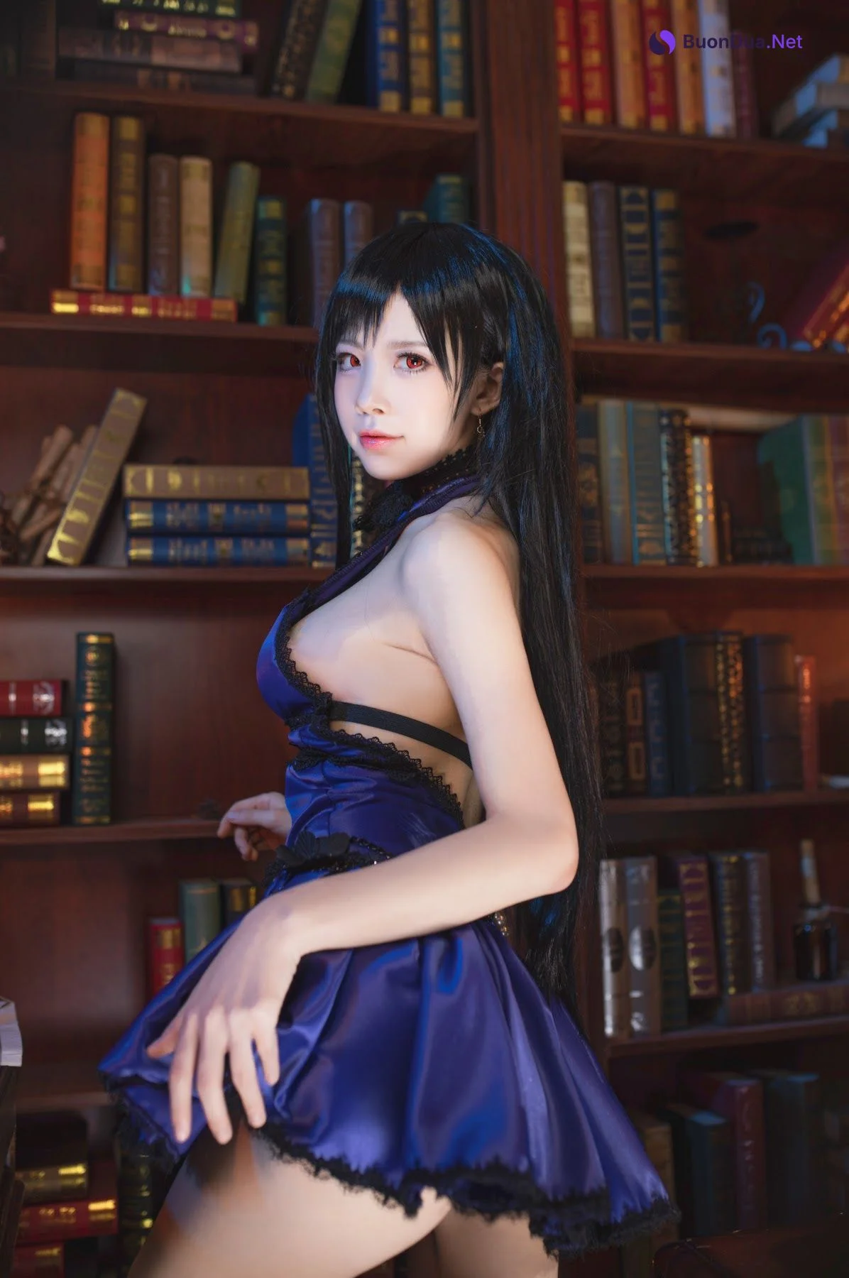 Coser@水淼Aqua Vol.041 蒂法旗袍和礼服 - รูปภาพ 4