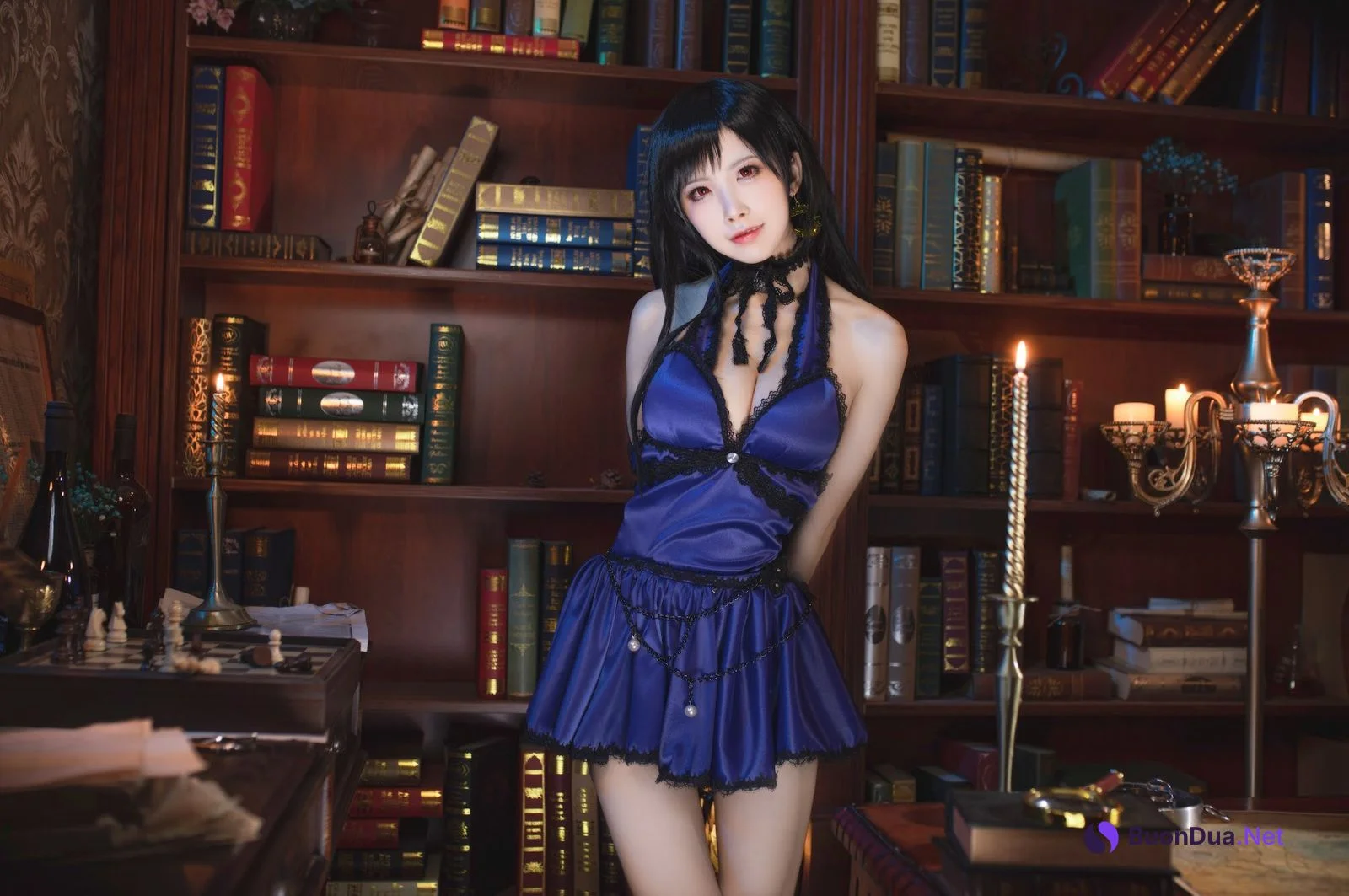 Coser@水淼Aqua Vol.041 蒂法旗袍和礼服 - รูปภาพ 6