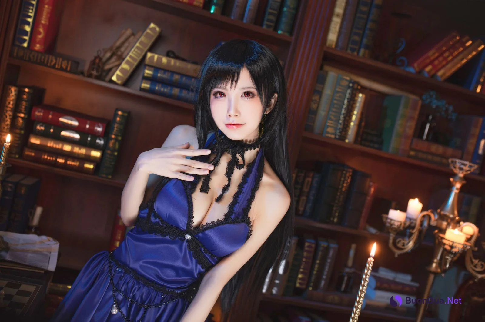 Coser@水淼Aqua Vol.041 蒂法旗袍和礼服 - รูปภาพ 7