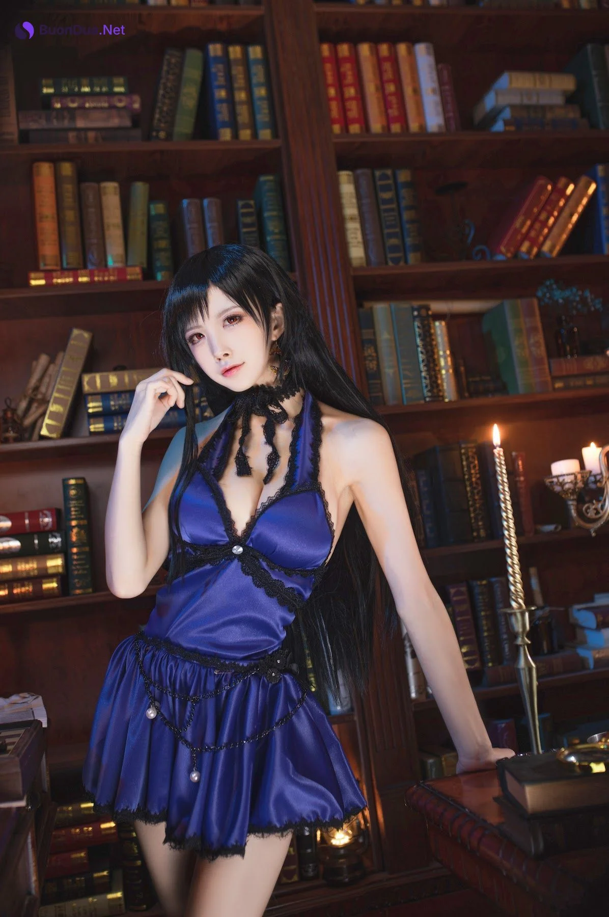 Coser@水淼Aqua Vol.041 蒂法旗袍和礼服 - รูปภาพ 8