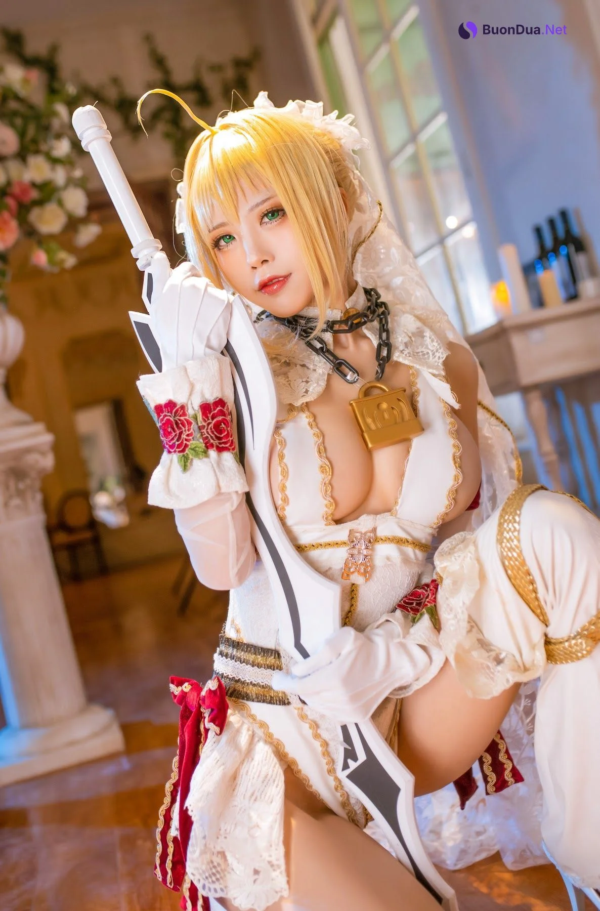Coser@水淼Aqua Vol.073 尼禄x玉藻前 - Photo 13