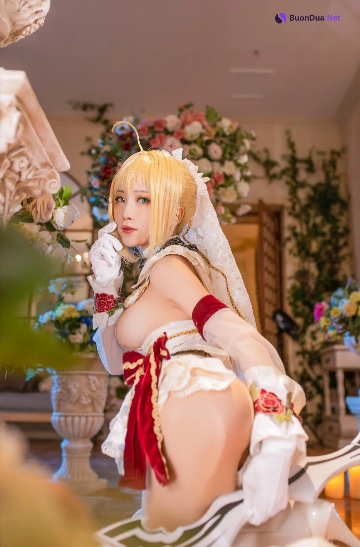 Coser@水淼Aqua Vol.073 尼禄x玉藻前 - Photo 15
