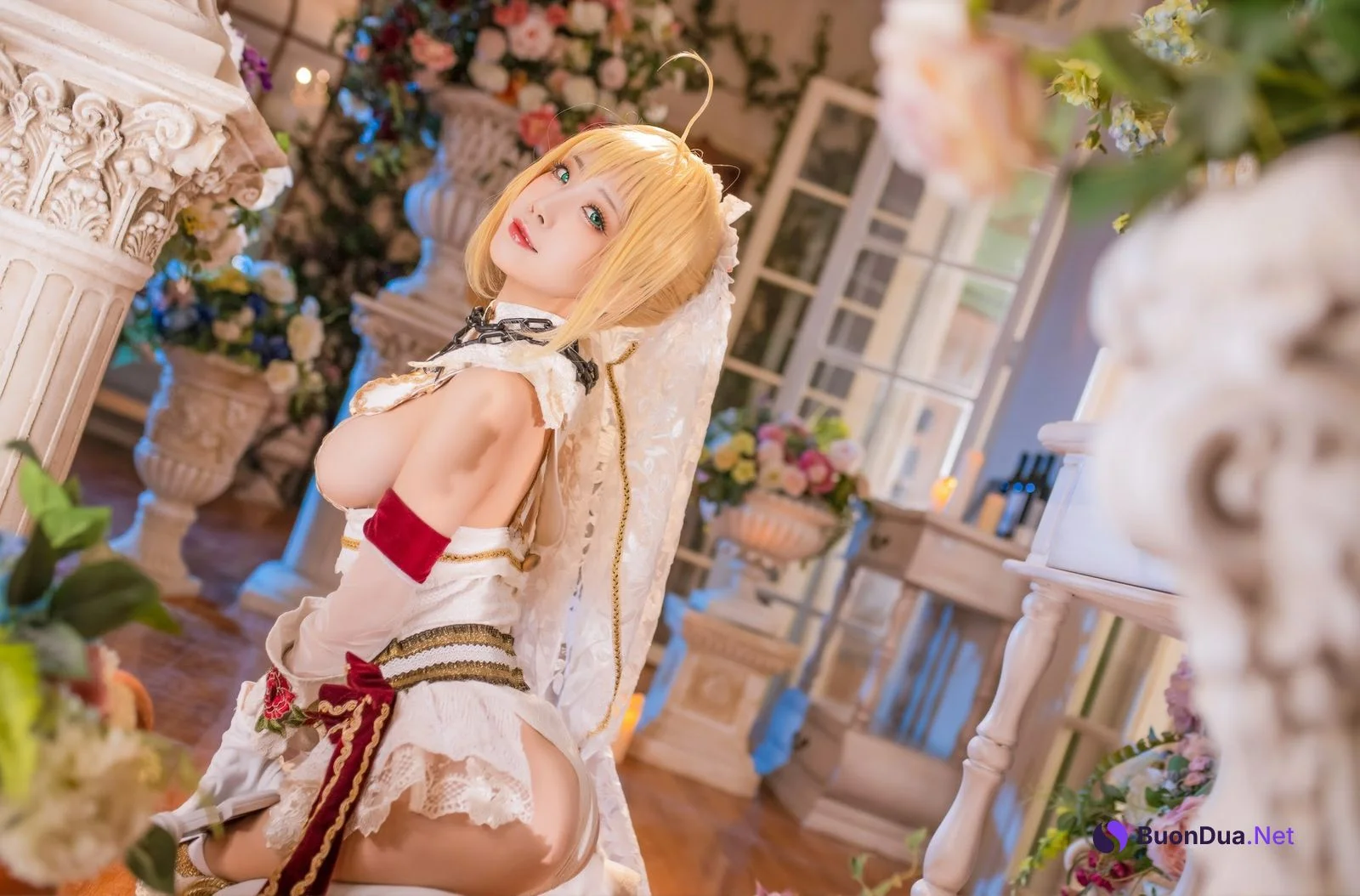 Coser@水淼Aqua Vol.073 尼禄x玉藻前 - Photo 17