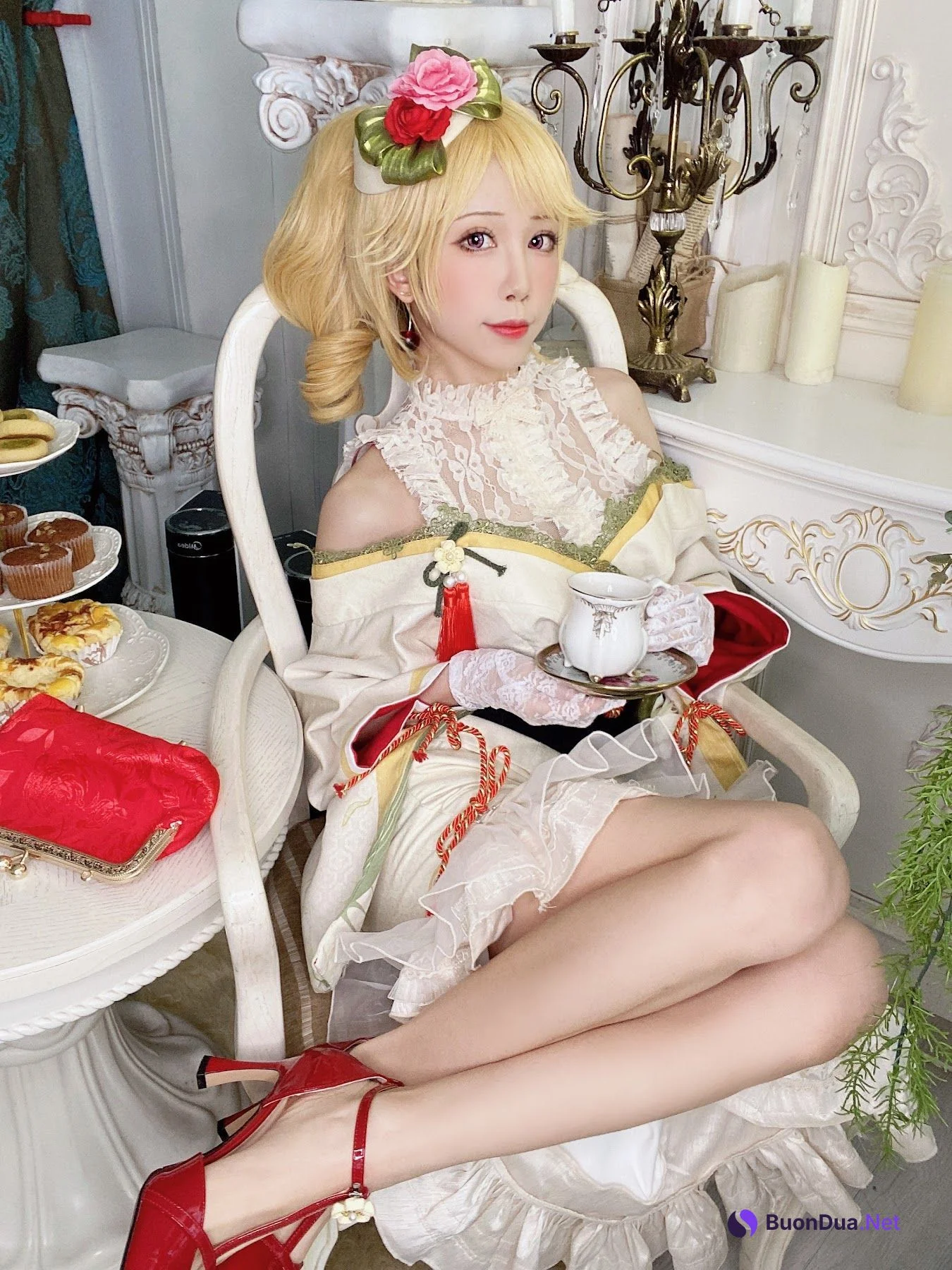 Coser@水淼Aqua Vol.082 黎塞留和服 - Photo 10