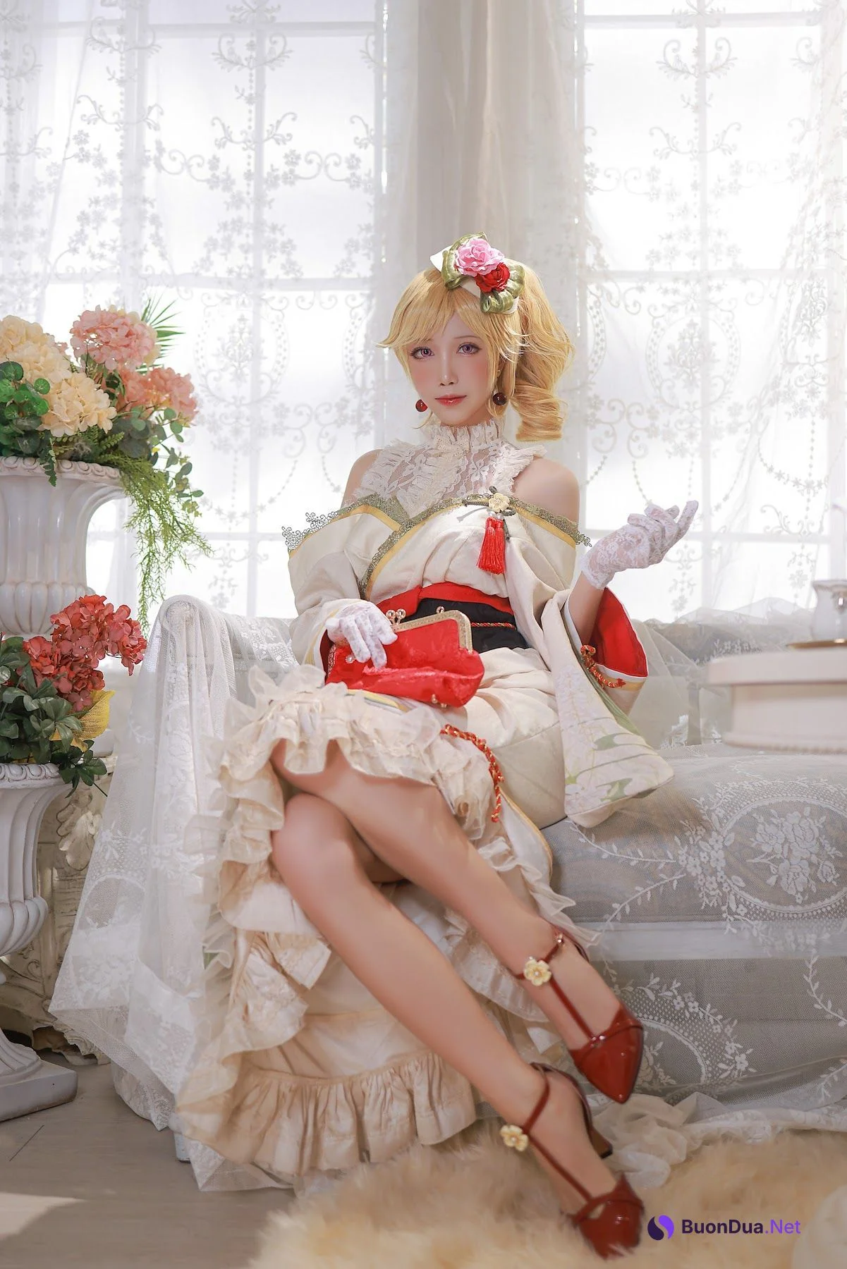 Coser@水淼Aqua Vol.082 黎塞留和服 - Photo 11