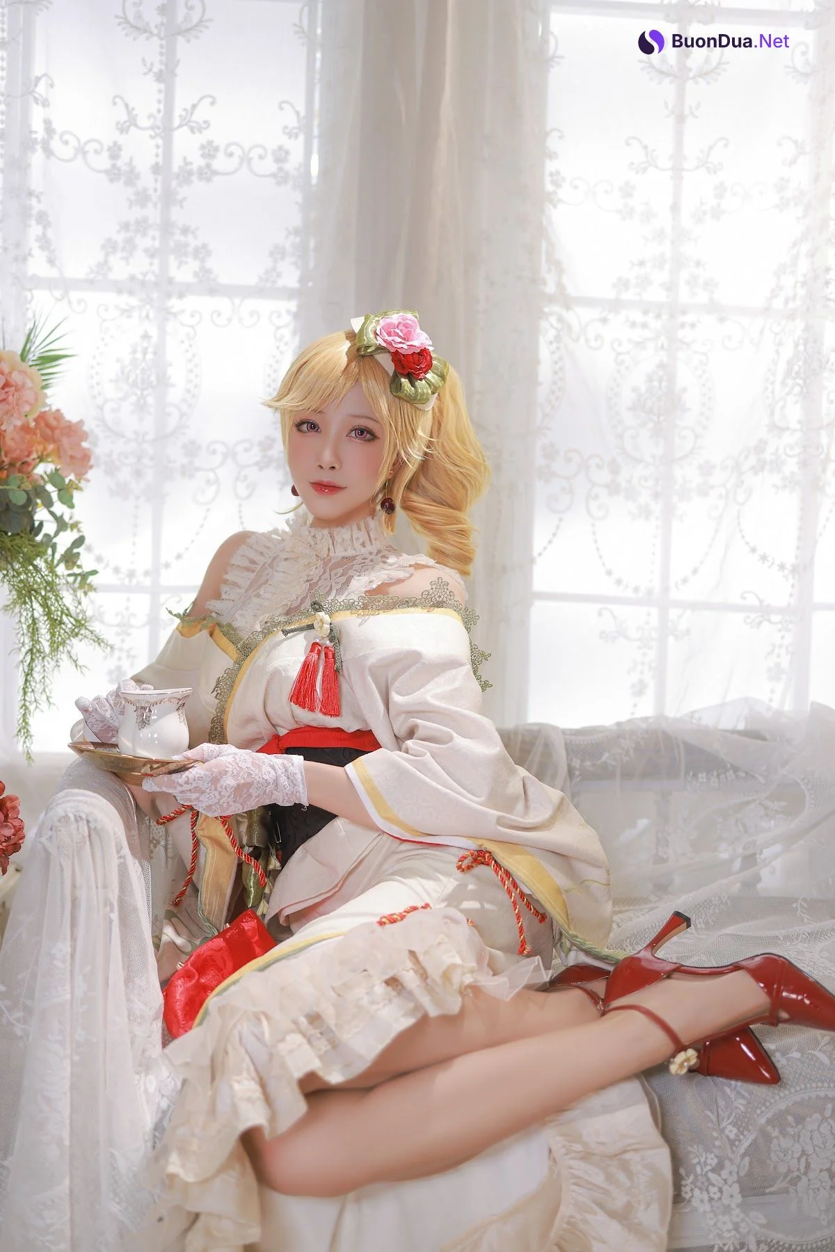 Coser@水淼Aqua Vol.082 黎塞留和服 - Photo 15