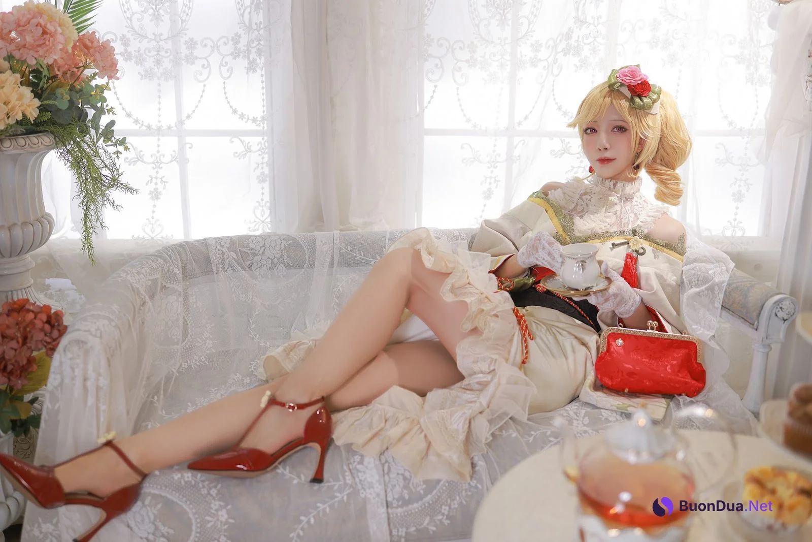 Coser@水淼Aqua Vol.082 黎塞留和服 - Photo 17