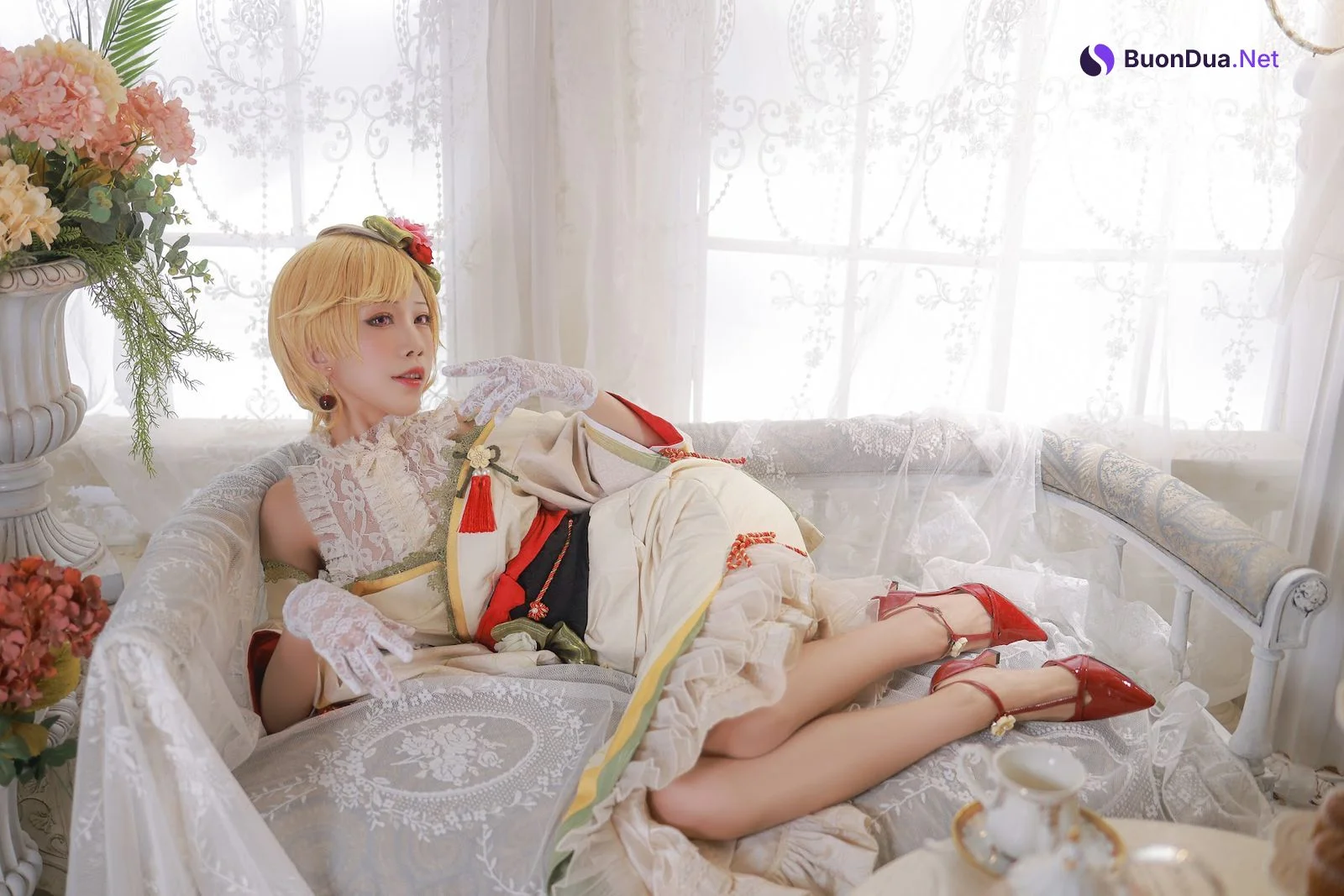 Coser@水淼Aqua Vol.082 黎塞留和服 - Photo 19
