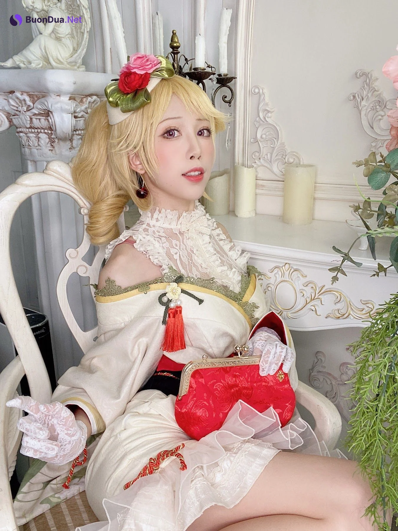 Coser@水淼Aqua Vol.082 黎塞留和服 - Photo 3