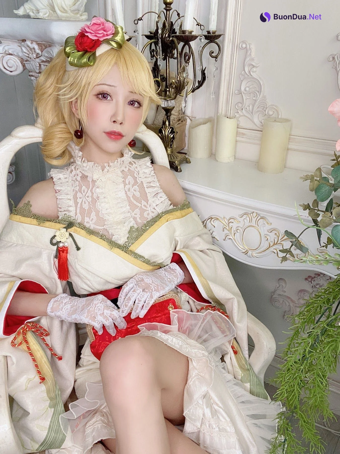 Coser@水淼Aqua Vol.082 黎塞留和服 - Photo 5