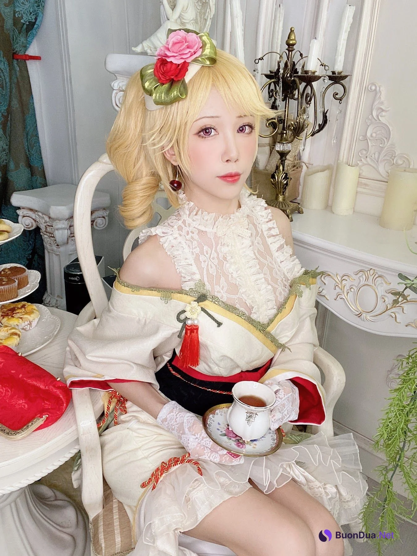 Coser@水淼Aqua Vol.082 黎塞留和服 - Photo 7
