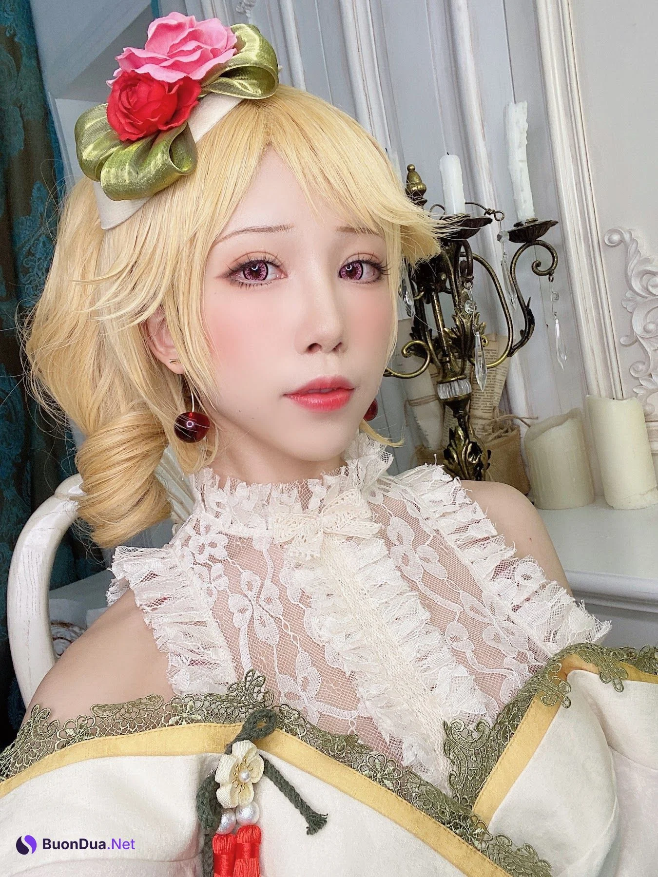 Coser@水淼Aqua Vol.082 黎塞留和服 - Photo 9