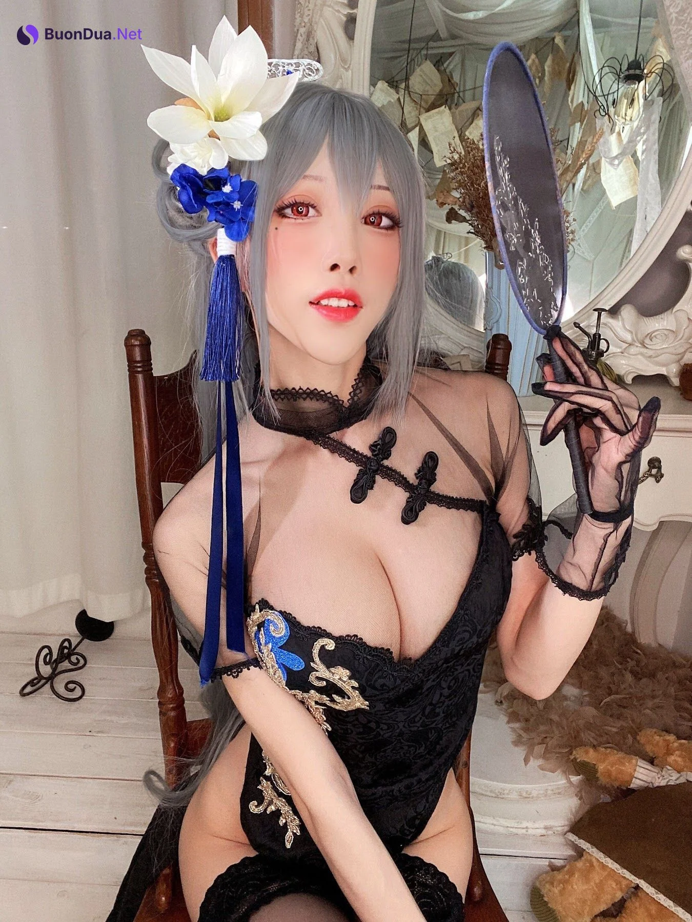 Coser@水淼Aqua Vol.083 路易九世旗袍 - Photo 2