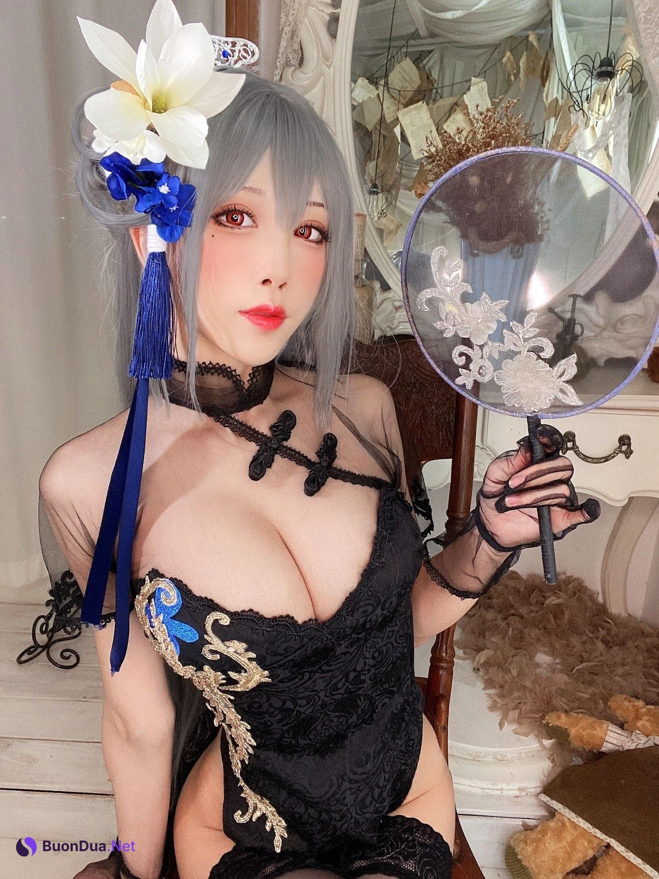 Coser@水淼Aqua Vol.083 路易九世旗袍 - Photo 3