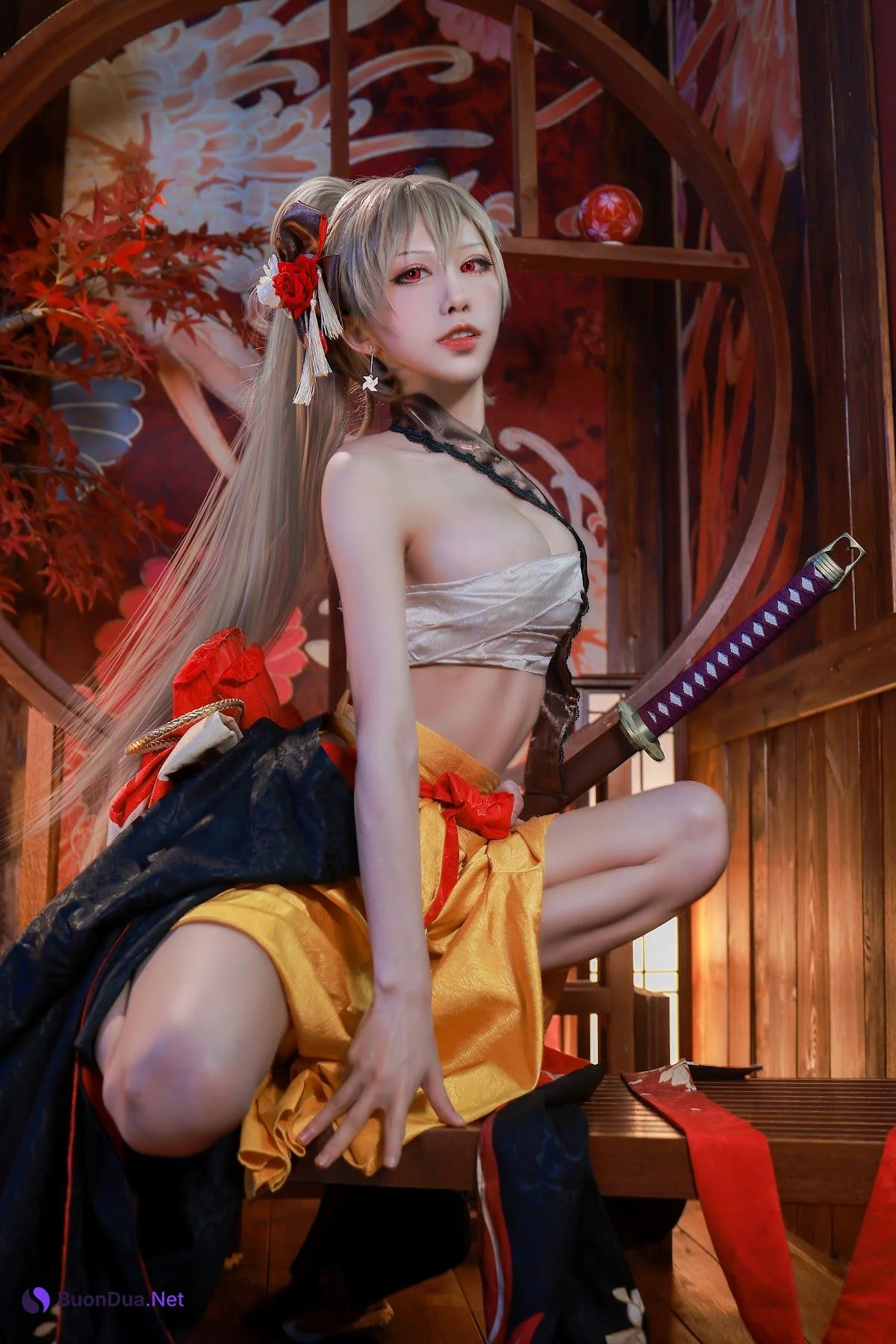 Coser@水淼Aqua Vol.084 让巴尔和服 - 사진 13