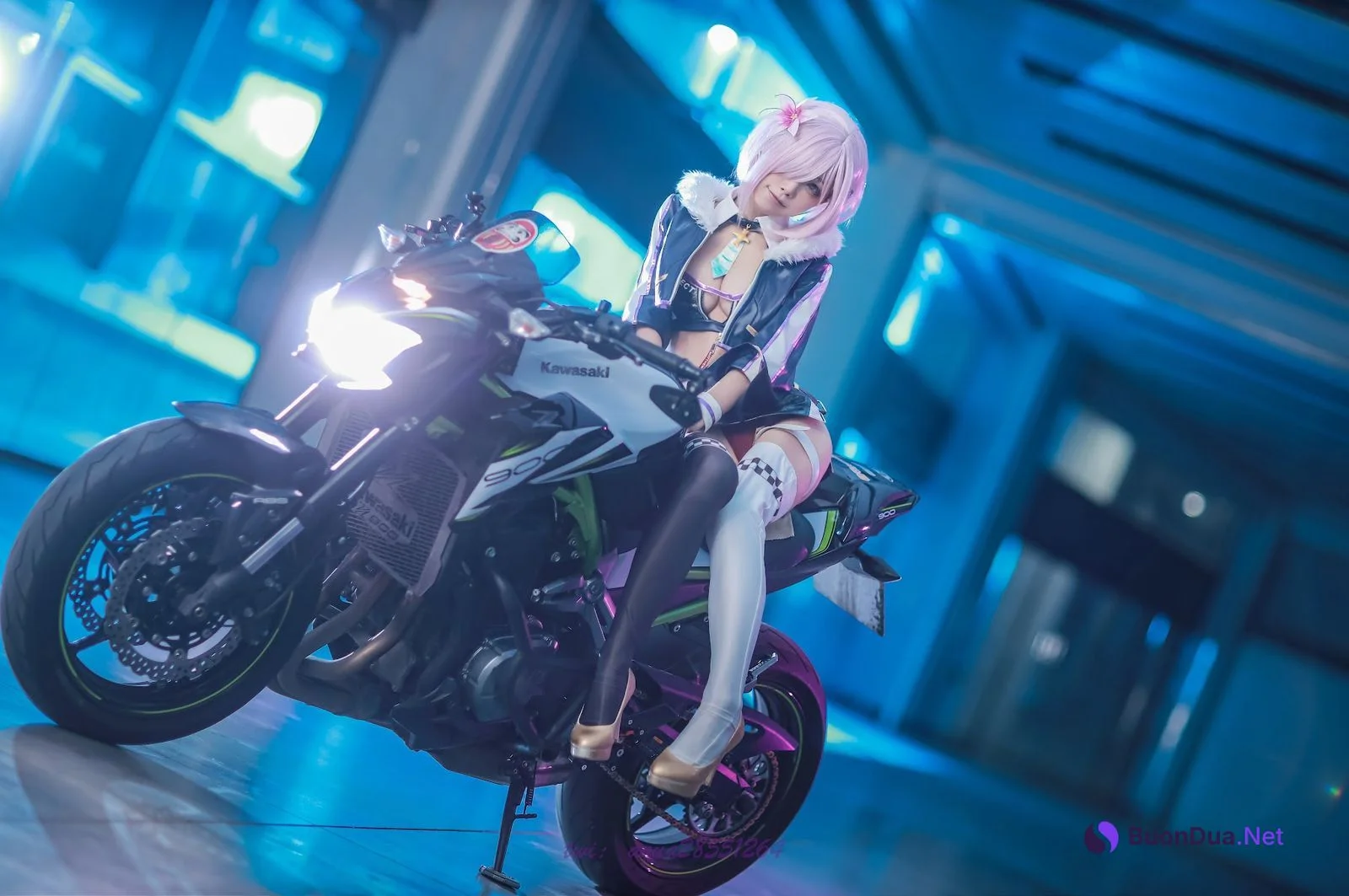 Coser@水淼aqua Vol.104 玛修 同人机车装 - Photo 13