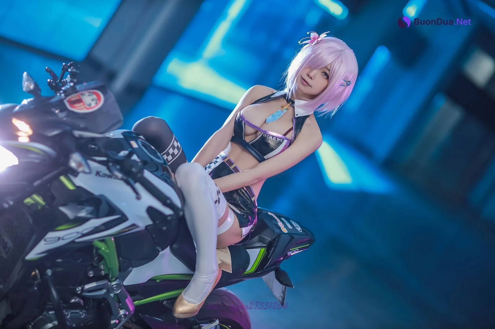 Coser@水淼aqua Vol.104 玛修 同人机车装 - Photo 17
