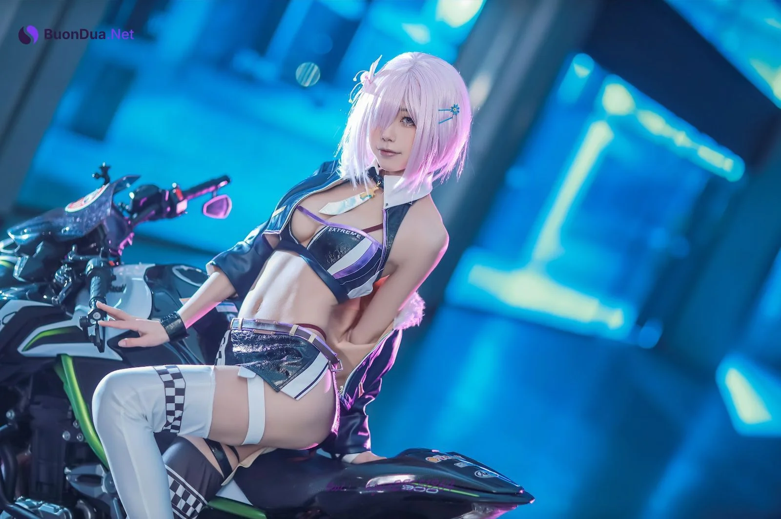 Coser@水淼aqua Vol.104 玛修 同人机车装 - Photo 6