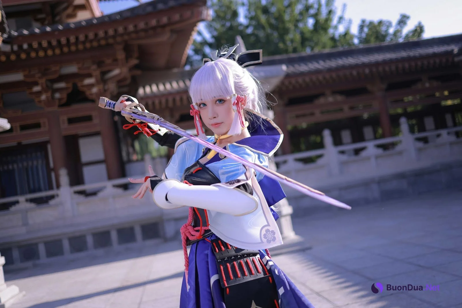 Coser@水淼Aqua Vol.106 神里绫华 - 照片 12