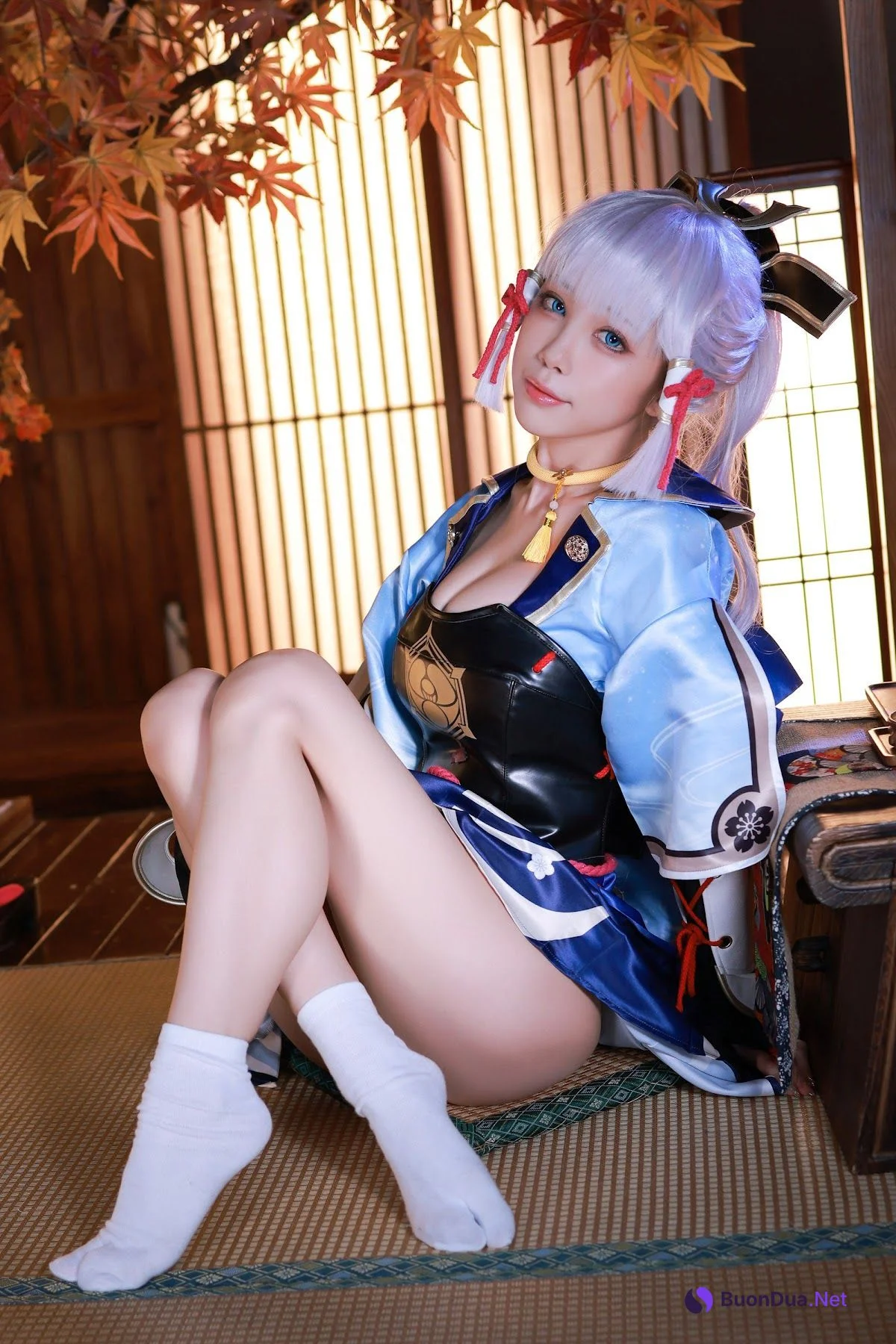Coser@水淼Aqua Vol.106 神里绫华 - 照片 14