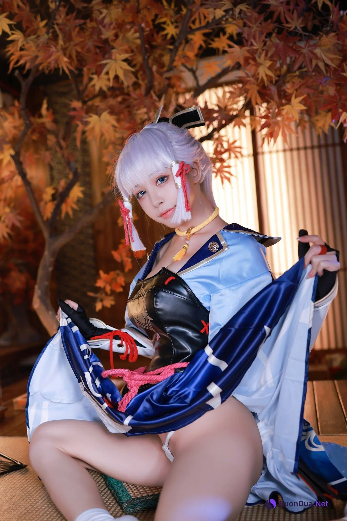 Coser@水淼Aqua Vol.106 神里绫华 - 照片 16